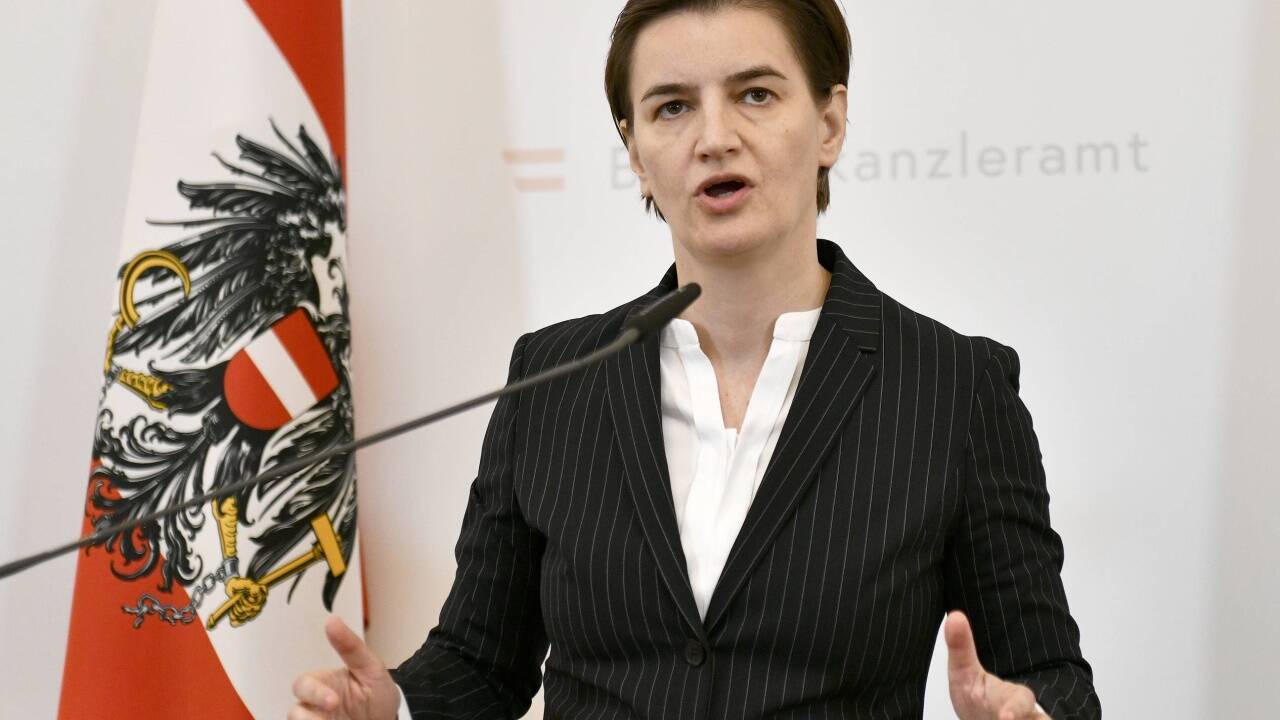 Premierministerin Serbien Ana Brnabic 