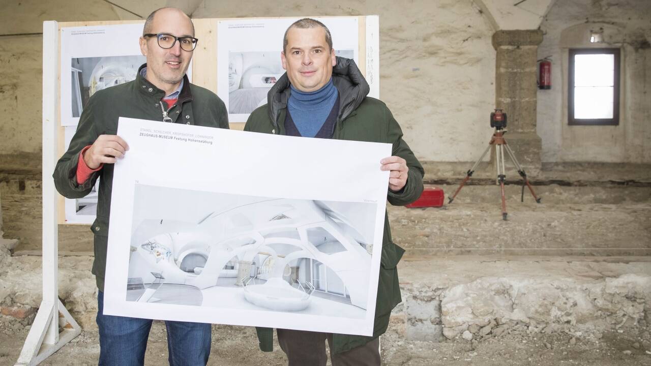 Im ehemaligen Zeughaus der Festung Hohensalzburg soll ein Museum entstehen. Im 