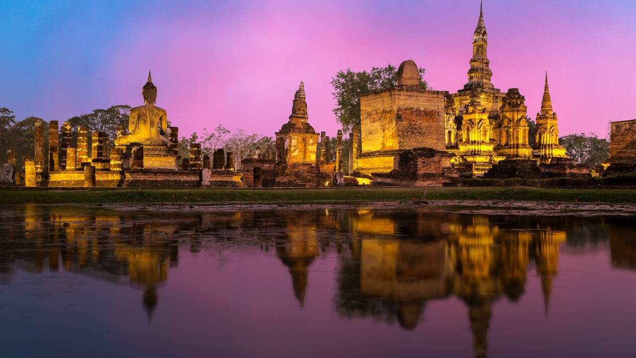 Die prächtigen Reste von Phra Nakhon Si, wie der alte Name von Ayutthaya lautet. 