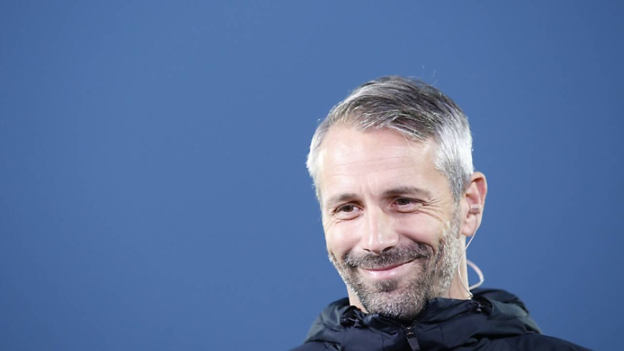 Einen lächelnden Marco Rose sah man nach dem Match gegen Hartberg 