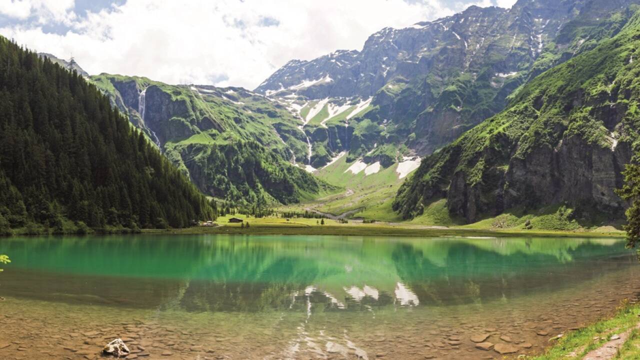 Der Hintersee im Felbertal. 