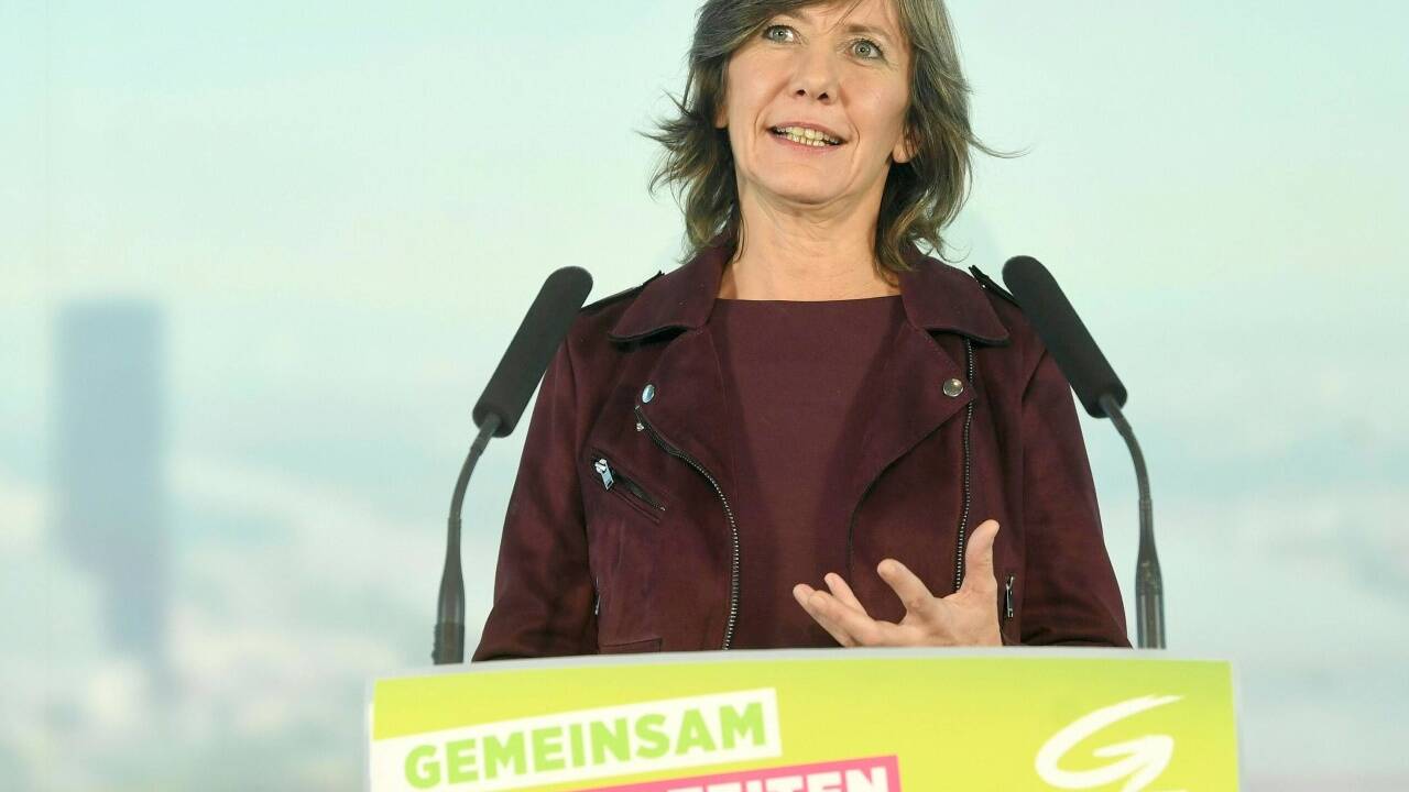 Die neue Spitzenkandidaten der Wiener Grünen, Birgit Hebein, bei ihrer Präsentation in Wien am Dienstag, 27. November 2018. 