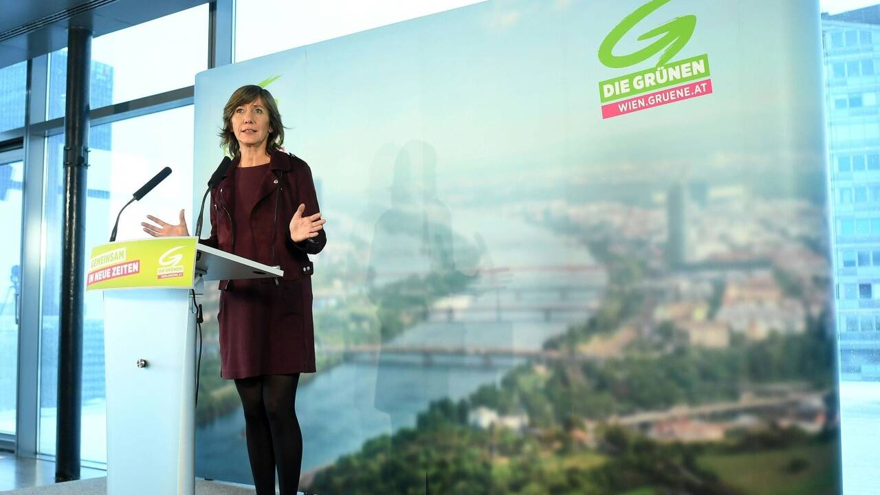 Die neue Spitzenkandidaten der Wiener Grünen, Birgit Hebein, bei ihrer Präsentation in Wien am Dienstag, 27. November 2018. 