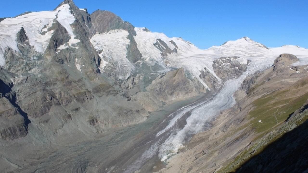 Die Pasterze am Großglockner schmilzt stark: Hier ein Bild aus 2016. 
