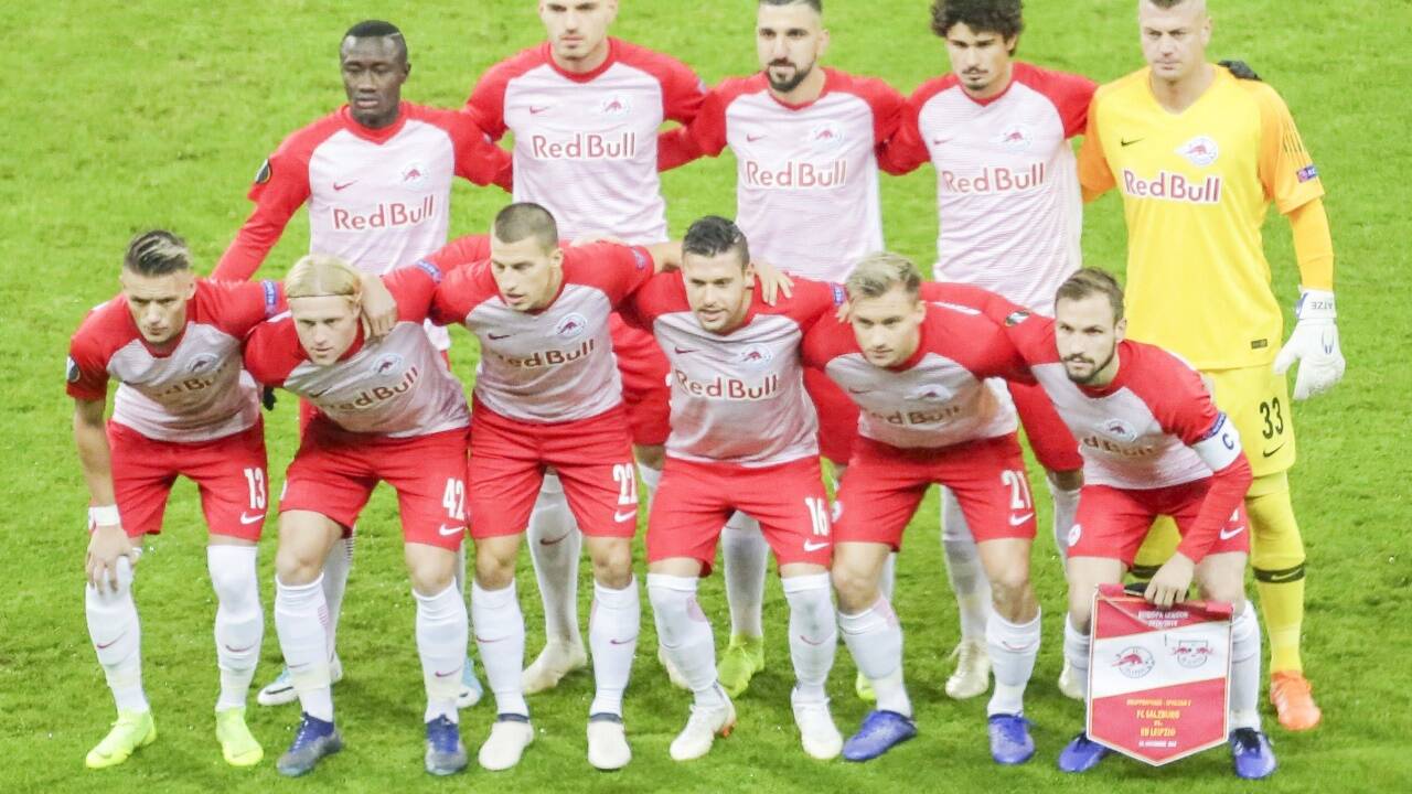 Die Startelf der Salzburger im Spiel gegen Leipzig. 