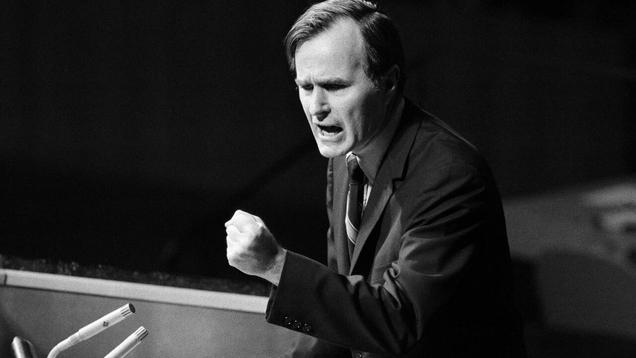Bei einer Rede im Oktober 1971. 