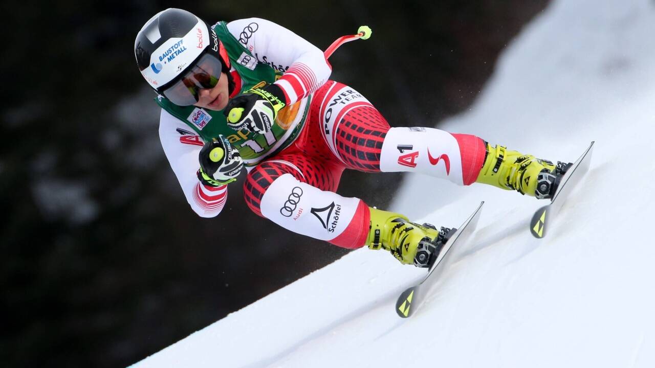 Nicole Schmidhofer macht Bekanntschaft mit der legendären Saslong-Piste. Nicole Schmidhofer macht Bekanntschaft mit der legendären Saslong-Piste.
