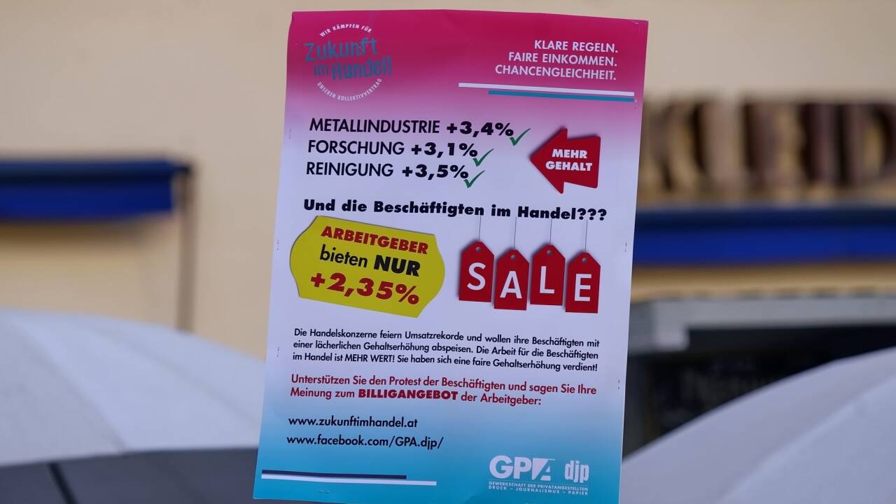 Auch in Salzburg wurde protestiert. 