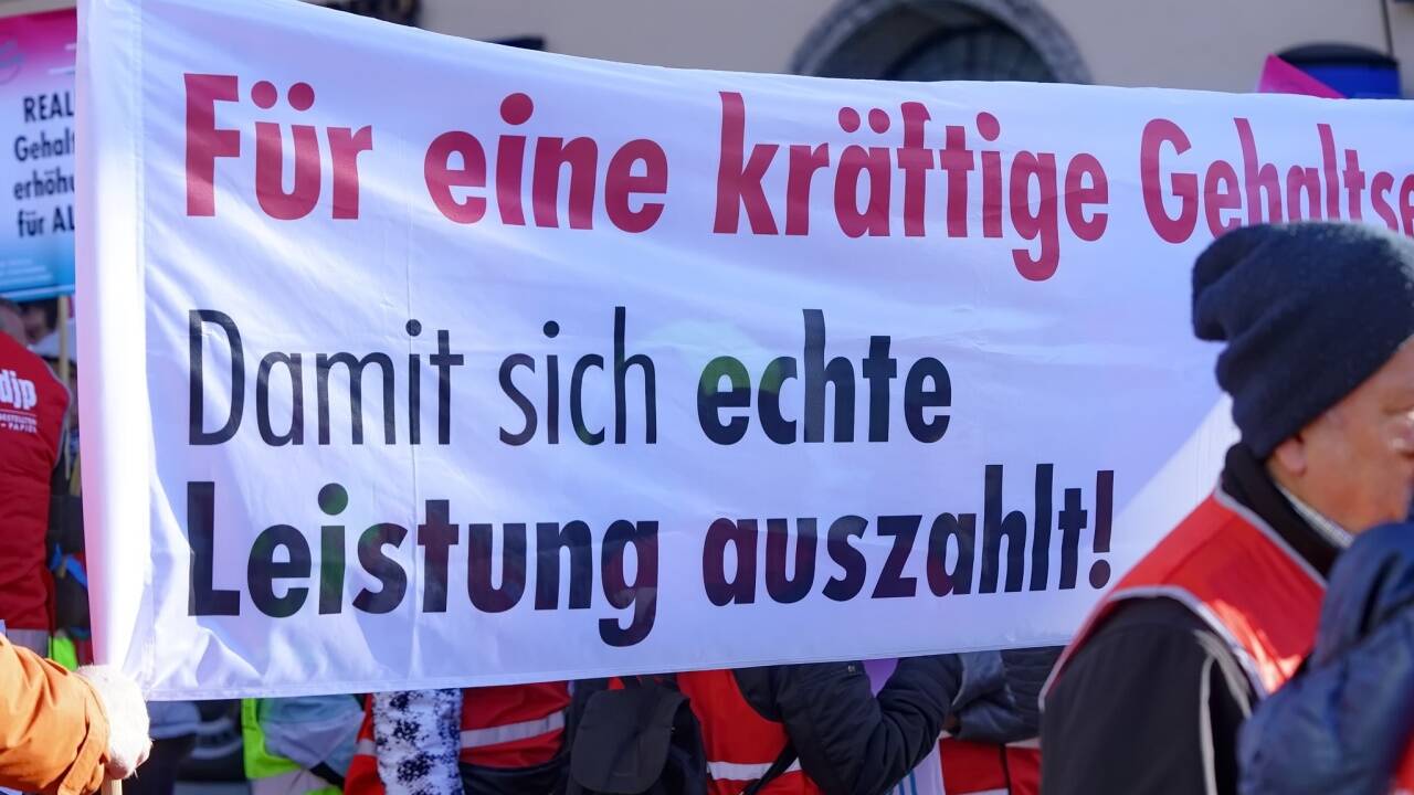Auch in Salzburg wurde protestiert. 