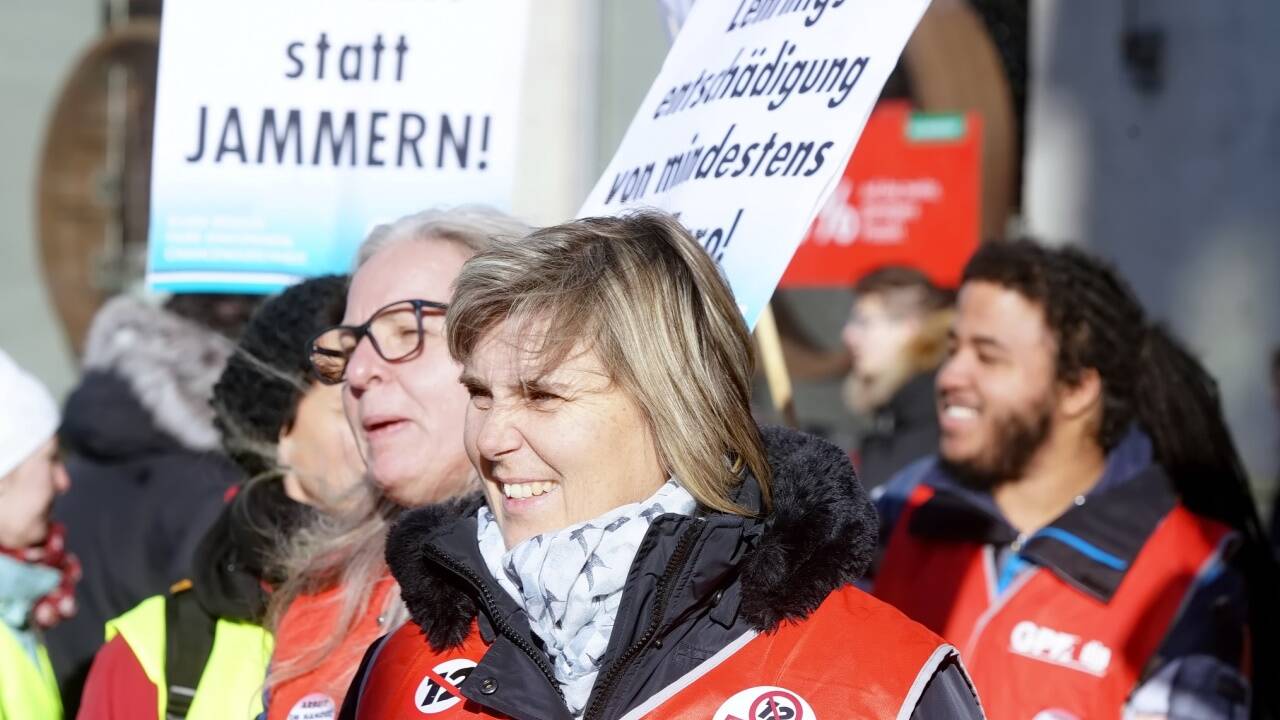 Auch in Salzburg wurde protestiert. 