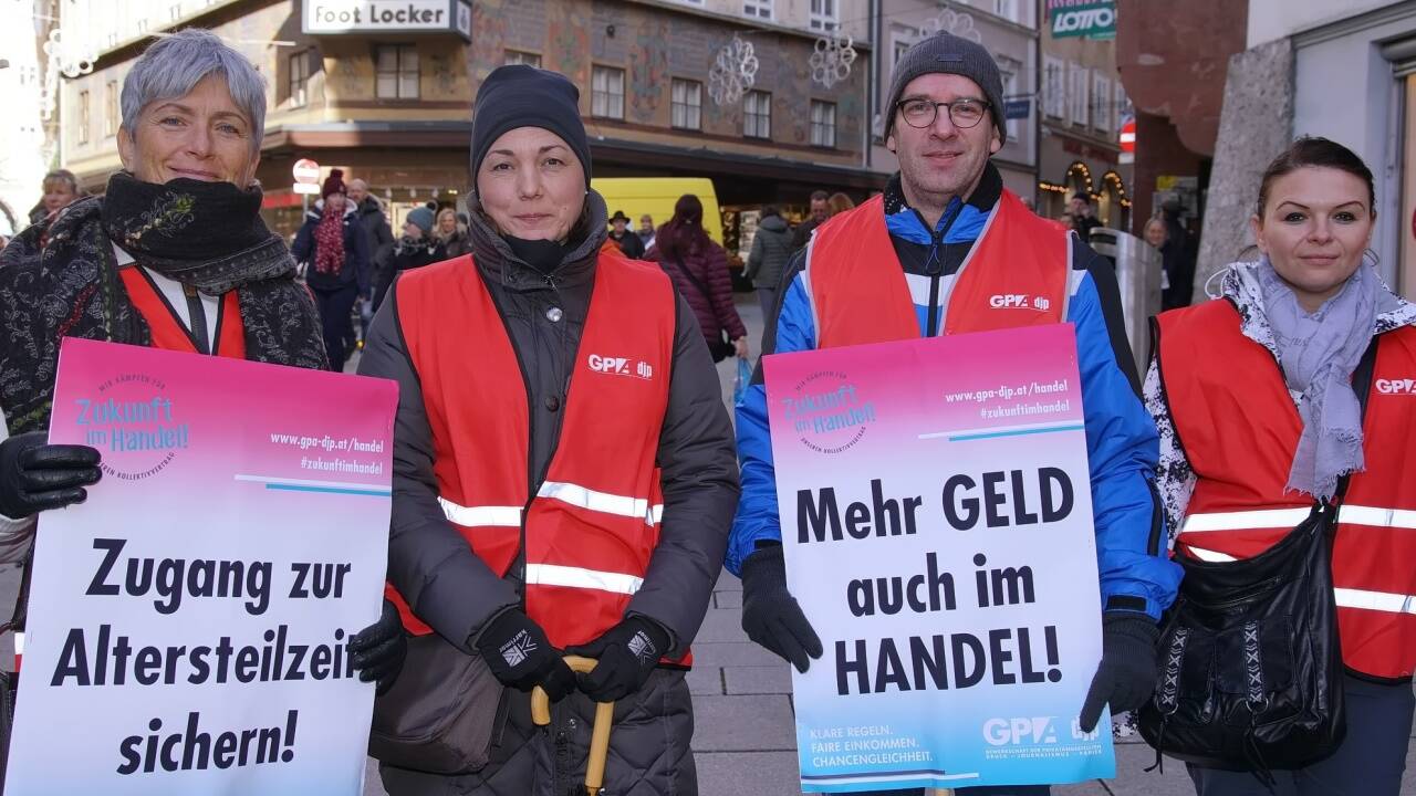 Auch in Salzburg wurde protestiert. 
