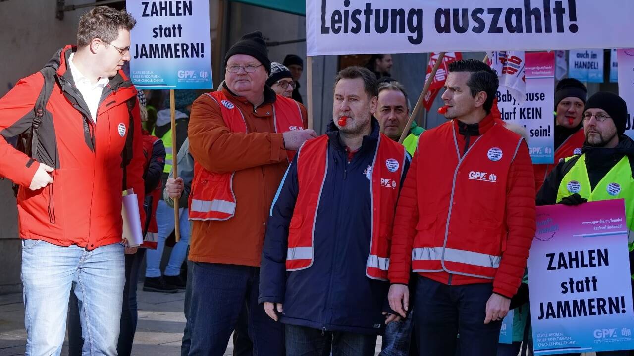 Auch in Salzburg wurde protestiert. 