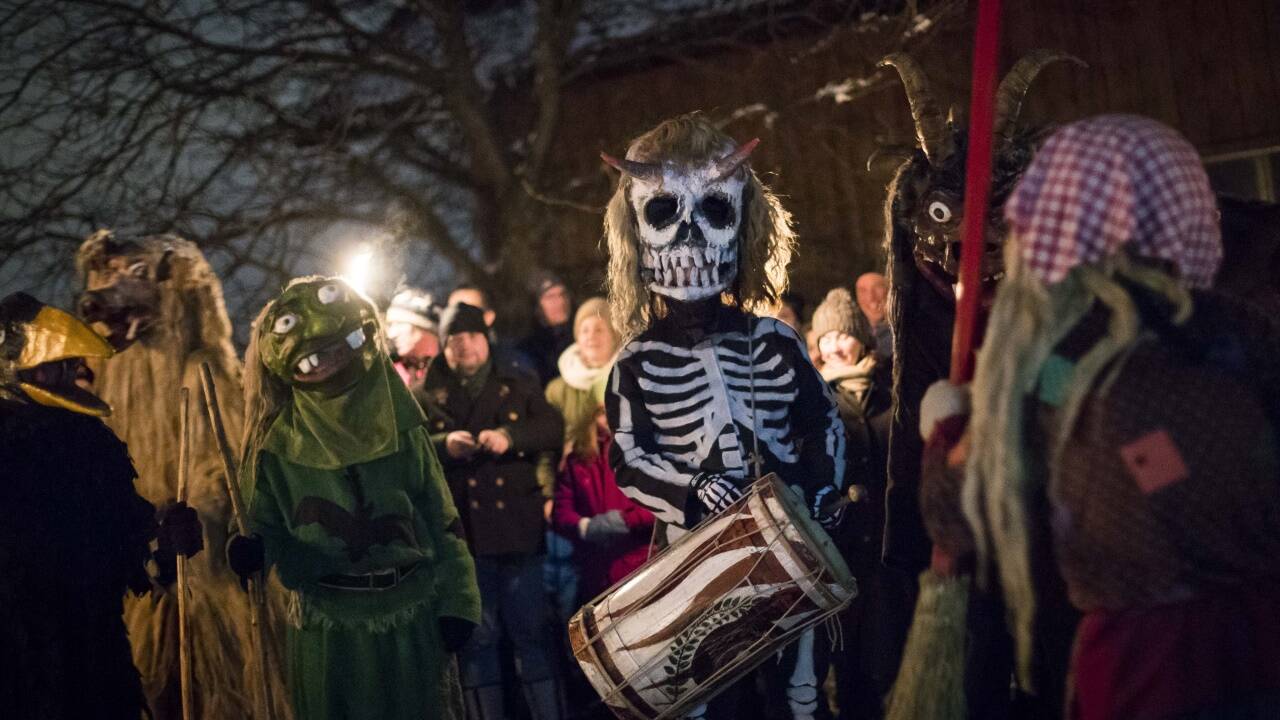 Am Donnerstagabend war die Wilde Jagd vom Unterberg wieder unterwegs – heuer in Anif. 