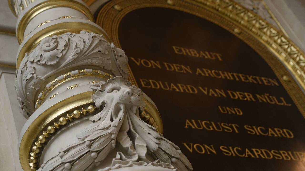 Restaurierte Prunkräume der Wiener Staatsoper 