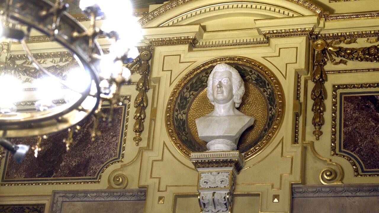 Restaurierte Prunkräume der Wiener Staatsoper 