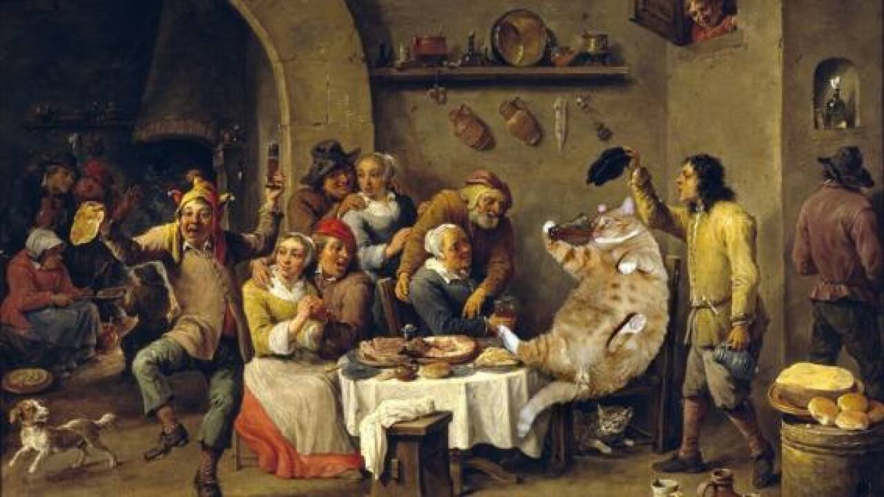 Fat Cat Art - Katzen sind beliebter als Pornografie