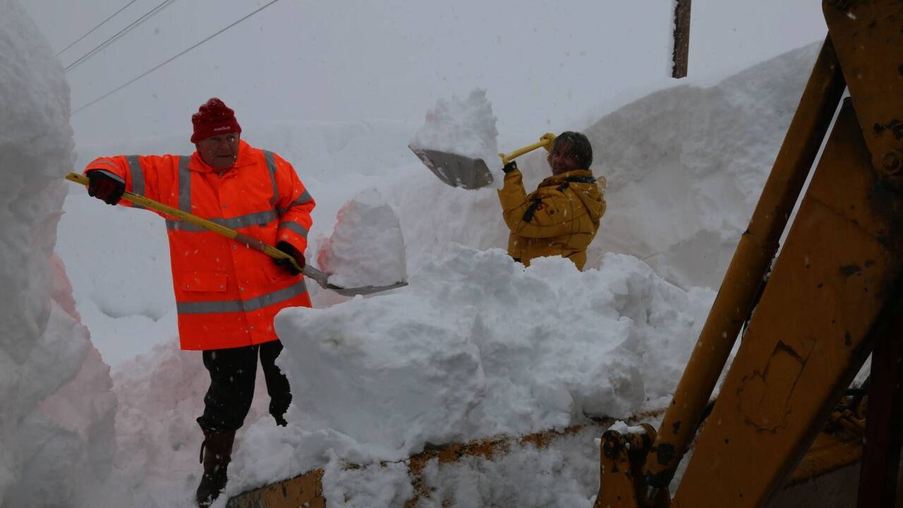 Schneemassen in St. Koloman.  