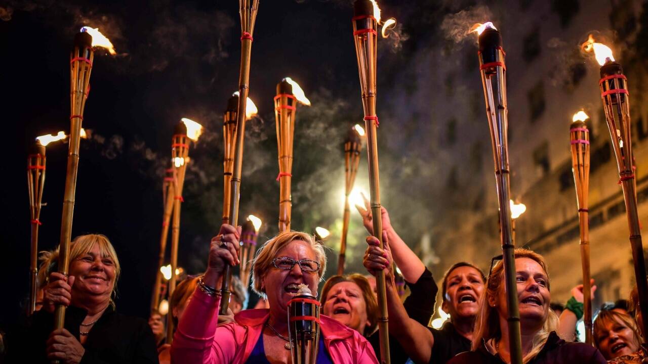 Proteste in Buenos Aires.  Proteste in Buenos Aires.