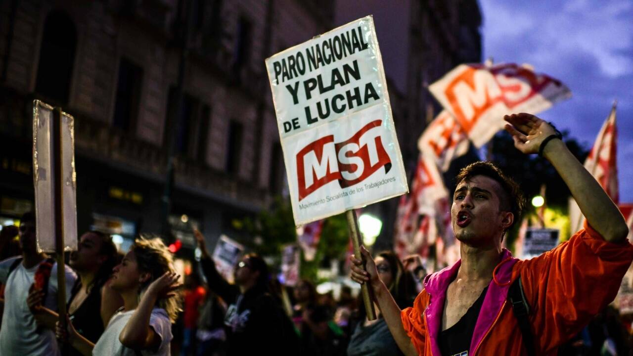 Proteste in Buenos Aires.  Proteste in Buenos Aires.