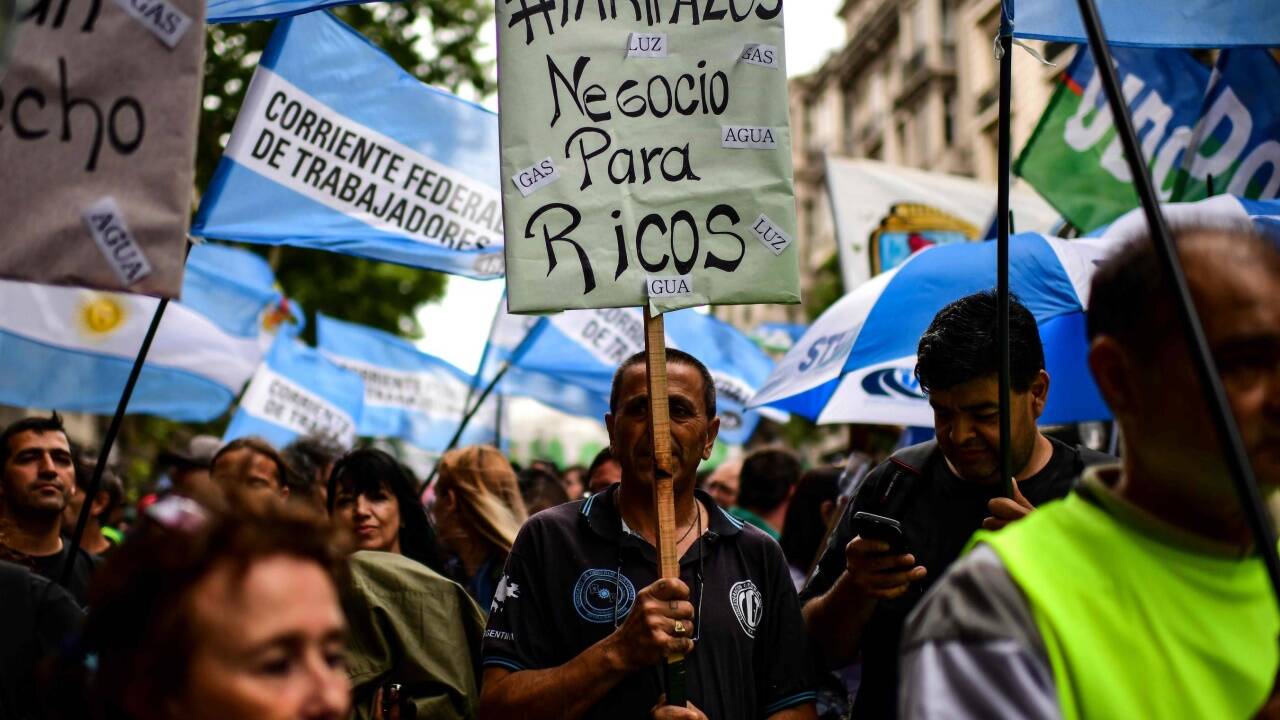 Proteste in Buenos Aires.  Proteste in Buenos Aires.