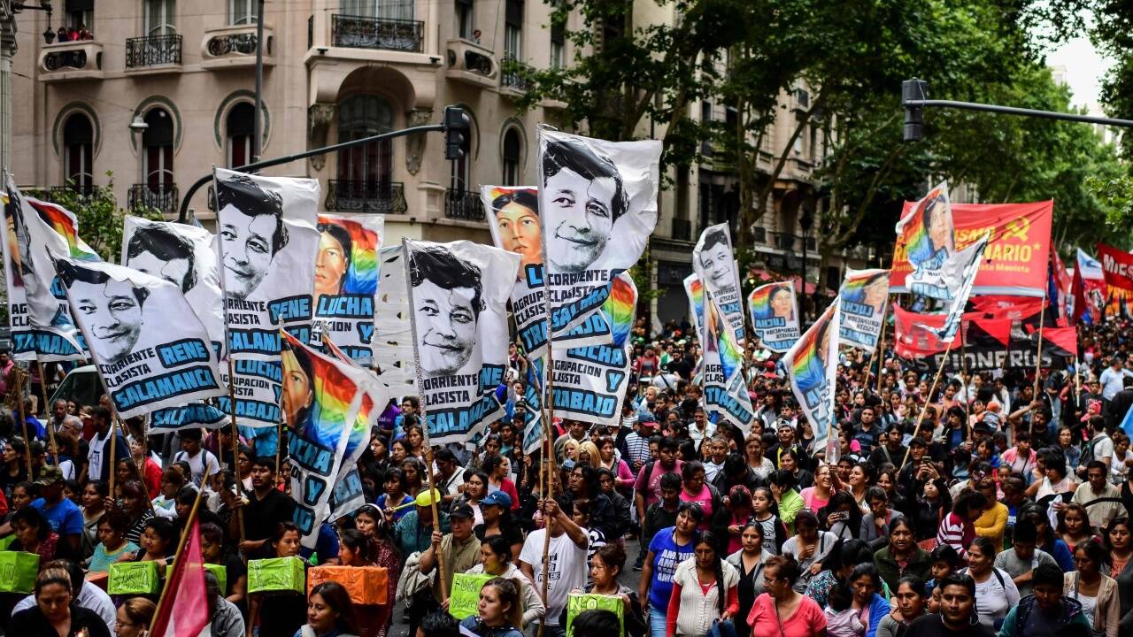 Proteste in Buenos Aires.  Proteste in Buenos Aires.
