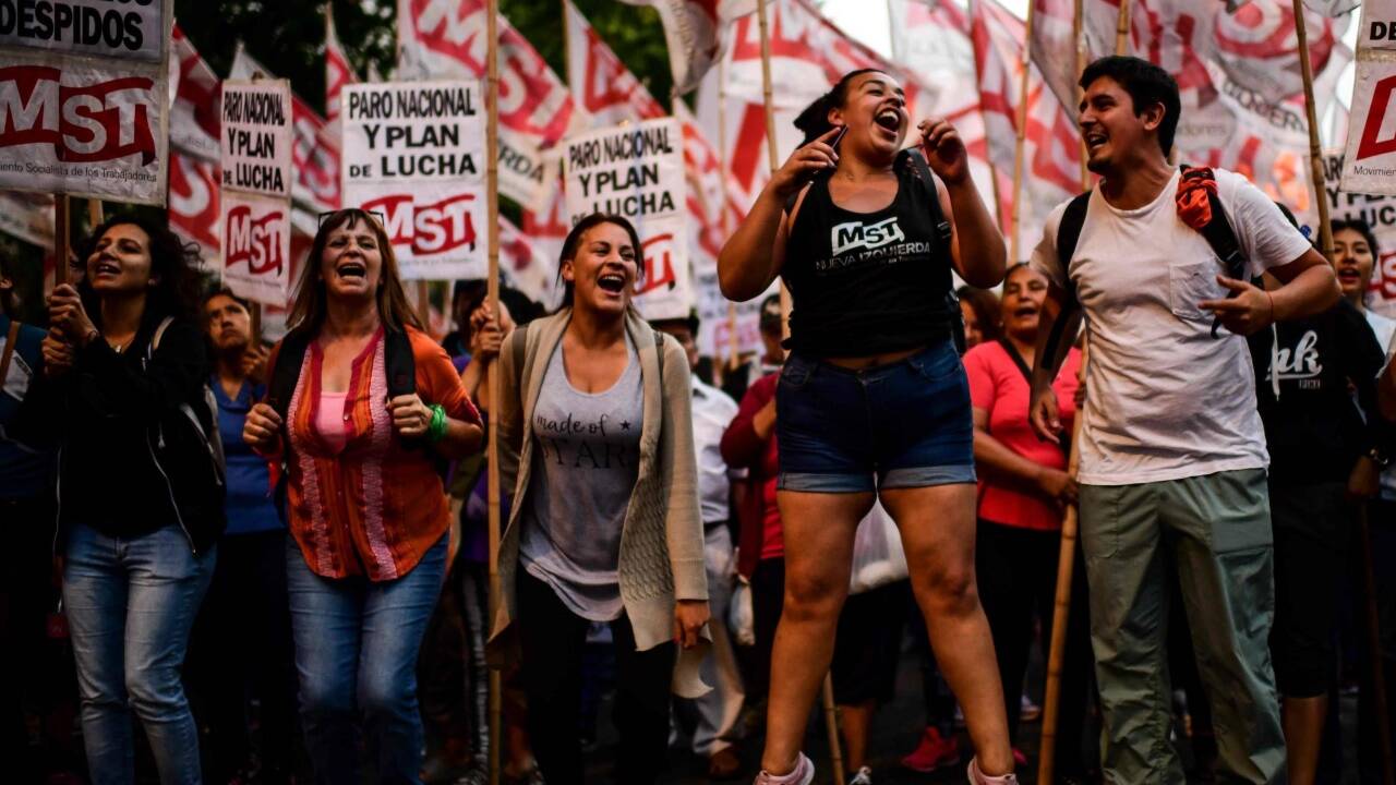 Proteste in Buenos Aires.  Proteste in Buenos Aires.