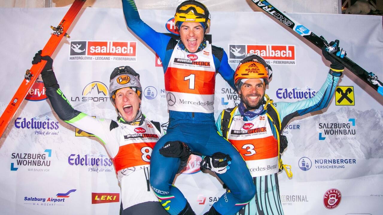 Michele Boscacci schnappte Armin Höfl (l.) und Jakob Herrmann (r.) den Sieg weg. 