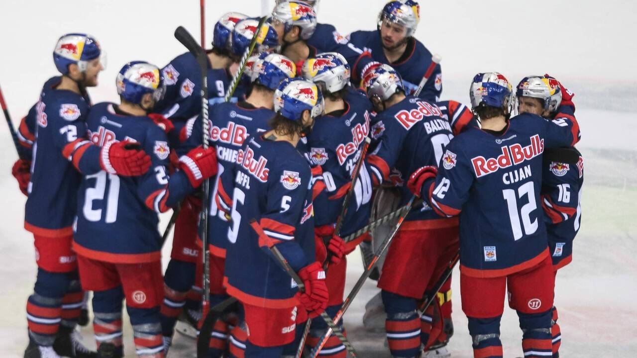 Jubeltraube: Salzburg siegte bei den Vienna Capitals. 