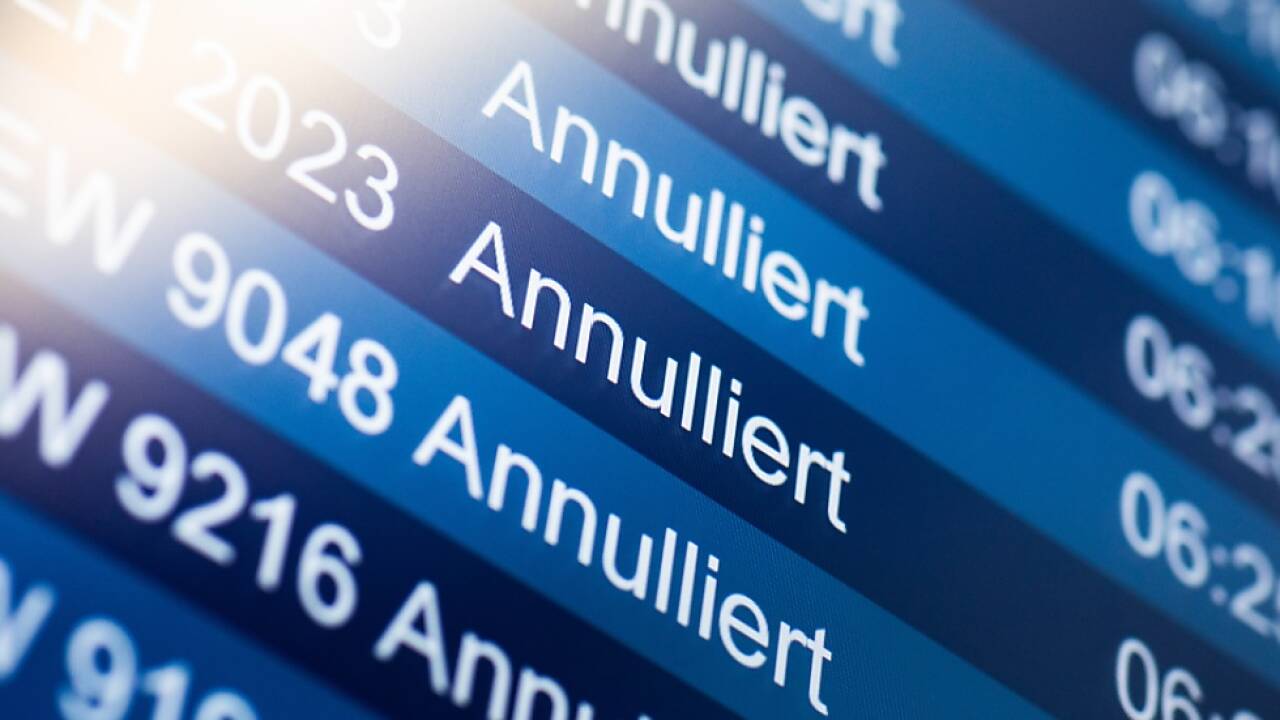 Deutschland in der Luft lahmgelegt Deutschland in der Luft lahmgelegt