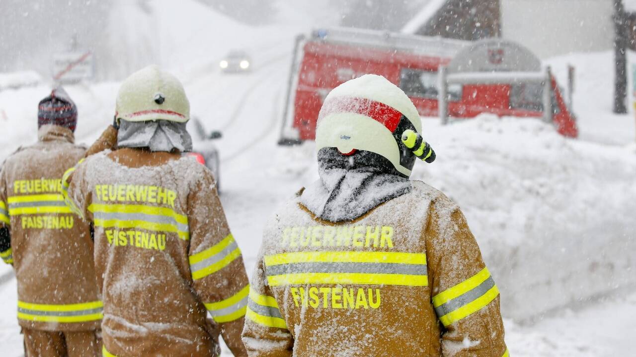 Die Freiwillige Feuerwehr Faistenau rückte rasch an, um zu helfen.  