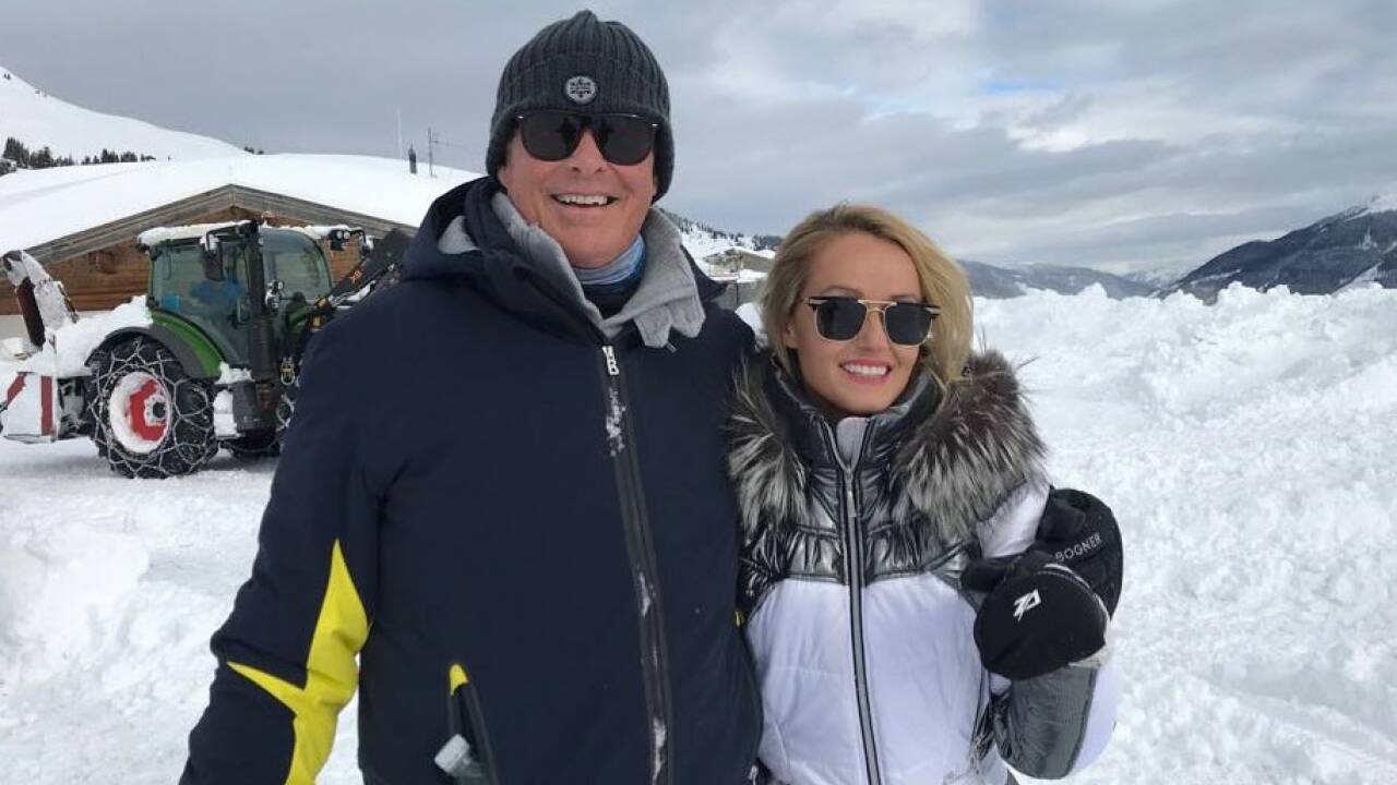 David Hasselhoff und seine Frau Hayley genossen am Dienstag den Winter auf der Walleggalm im Pinzgauer Glemmtal.  