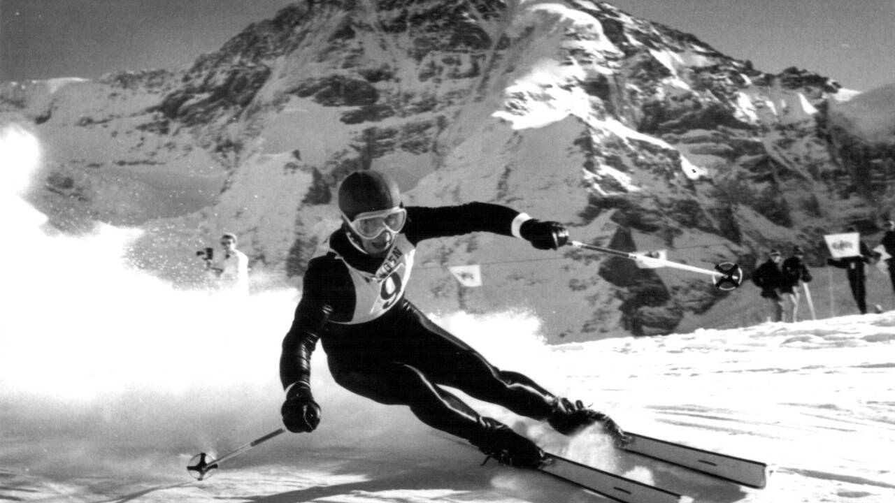 Ein Bild aus früheren Tagen: Karl Schranz in Action auf der Lauberhornabfahrt im Jahr 1966. 