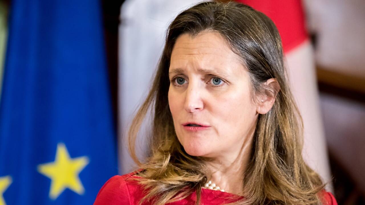 Für Außenministerin Chrystia Freeland ist die Todesstrafe unmenschlich 