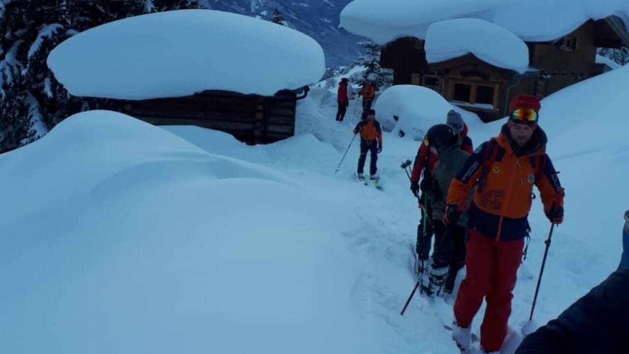 Mittersills Bergretter im Einsatz. 