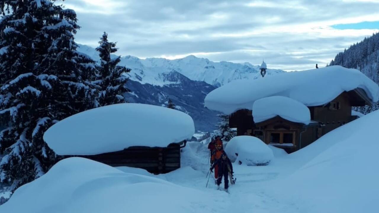 Mittersills Bergretter im Einsatz. 