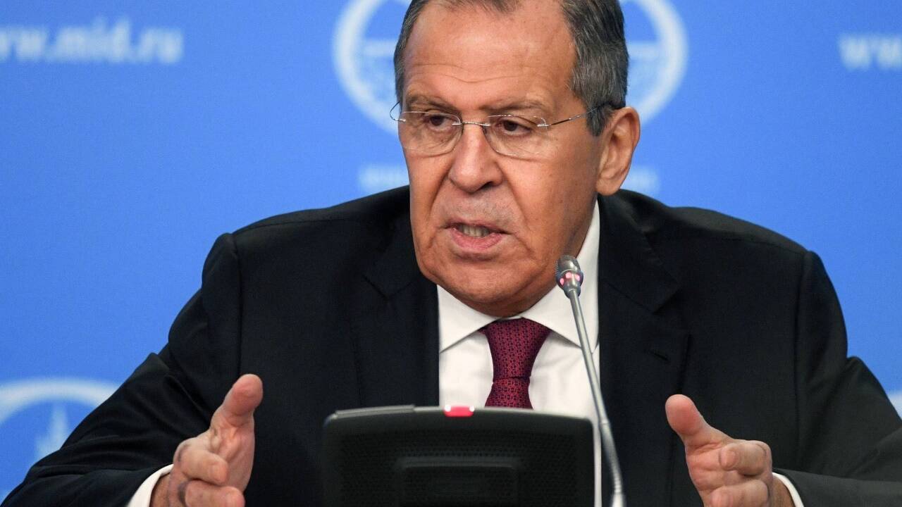 Der russische Außenminister Sergej Lawrow verneinte viel.  Der russische Außenminister Sergej Lawrow verneinte viel.