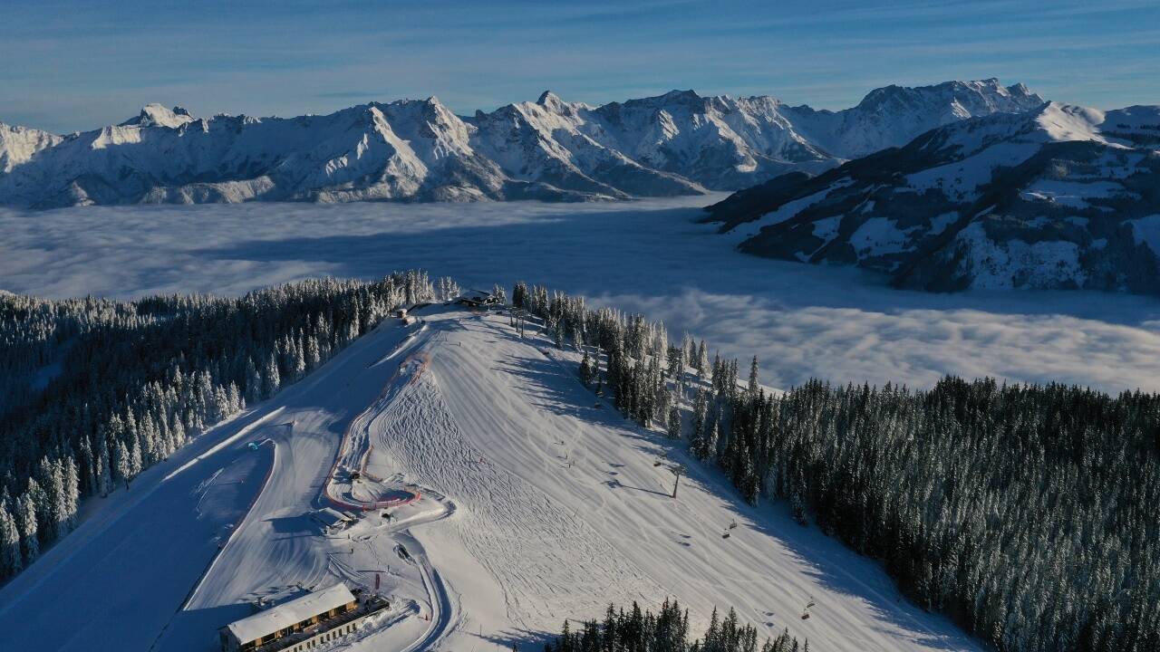 Schmittenhöhe in Zell am See. Schmittenhöhe in Zell am See.