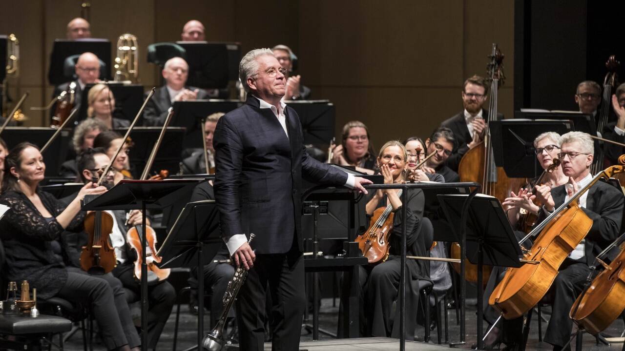 Star-Trompeter Håkan Hardenberger gastiert in Salzburg. 