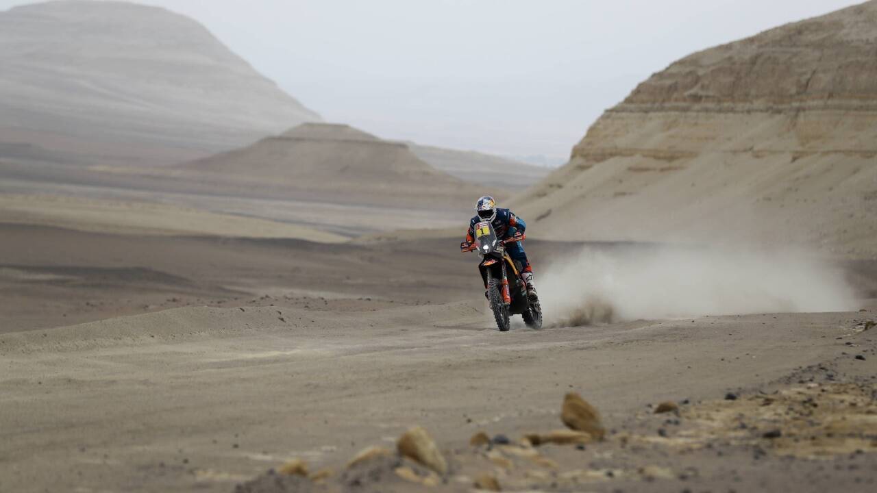 Nach seinem Sieg im Vorjahr wurde der Kuchler Matthias Walkner diesmal großartiger Zweiter bei der Rallye Dakar. 