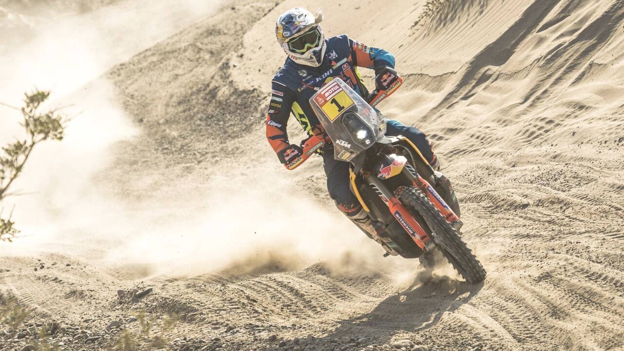 Nach seinem Sieg im Vorjahr wurde der Kuchler Matthias Walkner diesmal großartiger Zweiter bei der Rallye Dakar. 