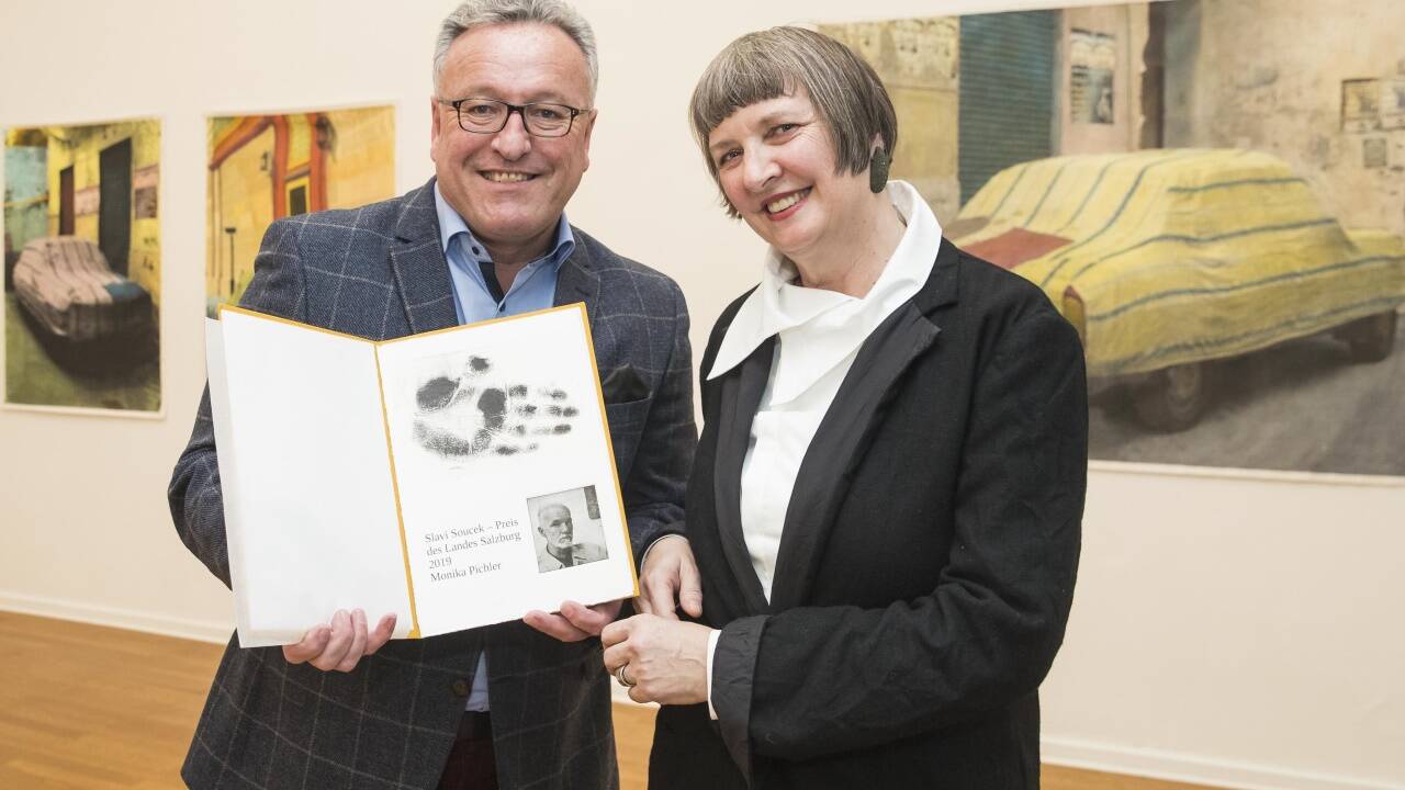 Landeshauptmann-Stellvertreter Heinrich Schellhorn und Monika Pichler<br> 