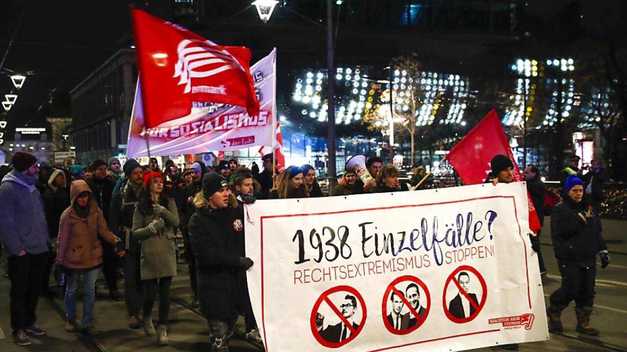 Protestkundgebung gegen den Akademikerball in Graz Protestkundgebung gegen den Akademikerball in Graz