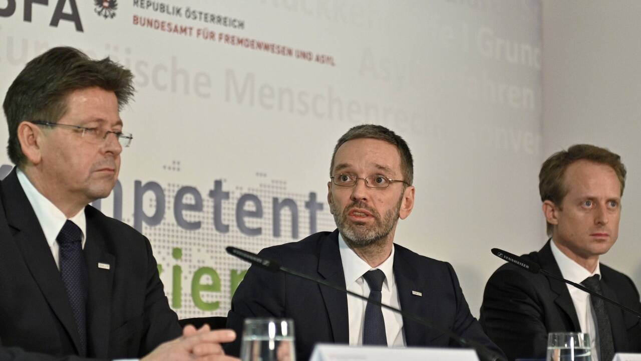 Wolfgang Taucher, Herbert Kickl und Peter Webinger. 