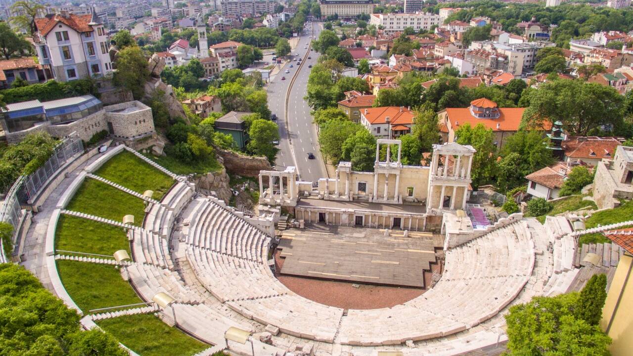 Imposant: das römische Amphitheater. 