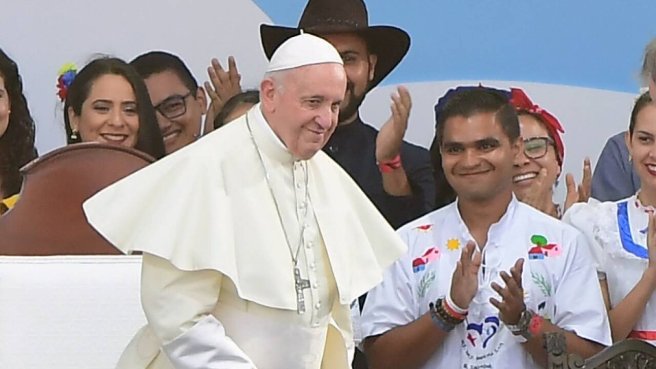 Papst beim Weltjugendtag in Panama 
