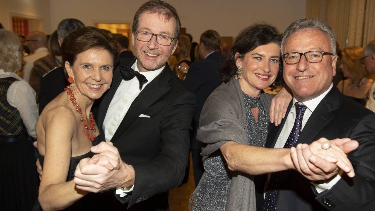 Michael und Brigitta Pallauf, Doris Bixner und Heinrich Schellhorn. 