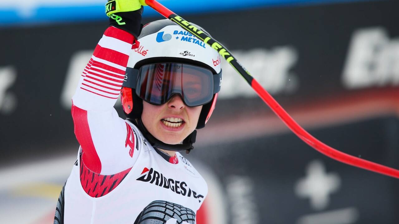 Erster Sieg im Super G für Nicole Schmidhofer.  