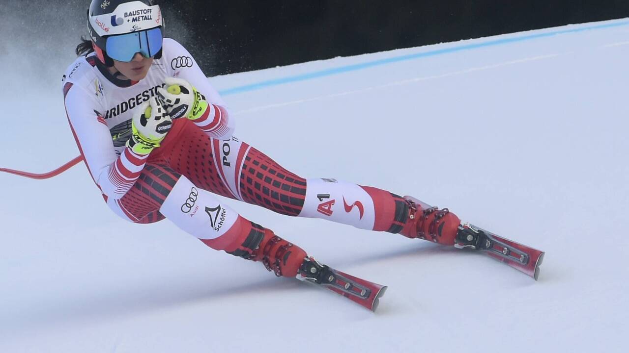 Stephanie Venier fuhr wie „auf Schienen“.  