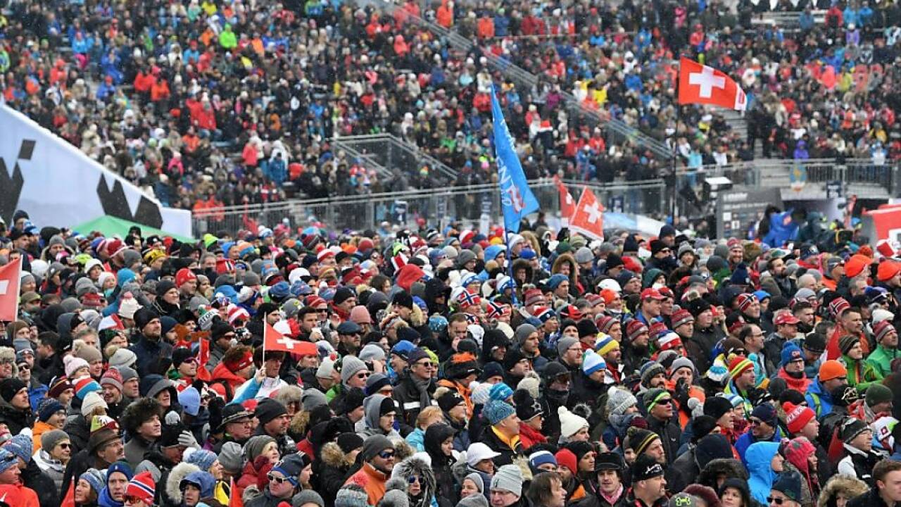 Die Fans kommen in Kitzbühel in Scharen Die Fans kommen in Kitzbühel in Scharen