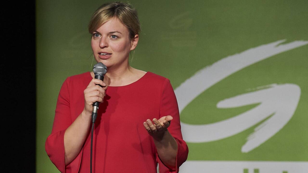 Wahlkampfauftakt mit der bayerischen Grünen Katharina Schulze. Wahlkampfauftakt mit der bayerischen Grünen Katharina Schulze.